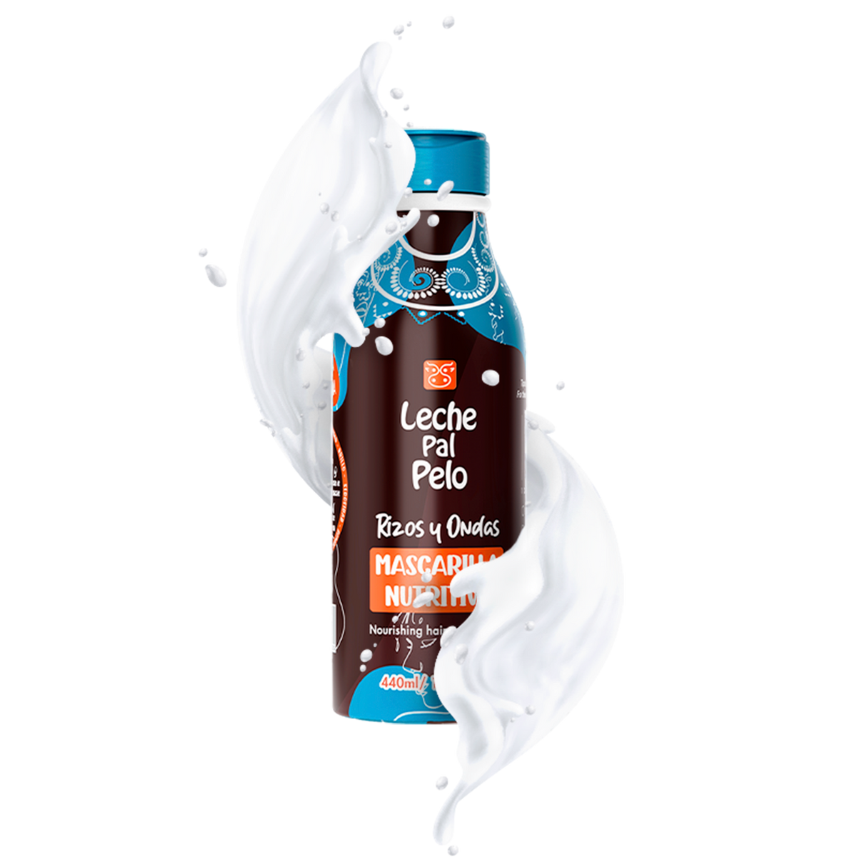 Leche Pal Pelo Curls in Harmony Combo Set: Shampoo, Nourishing Mask, Thermal Protector Defining Cream, and Argan Oil for Perfectly Defined, Hydrated Waves, 14.9 oz bottles, Set of 4