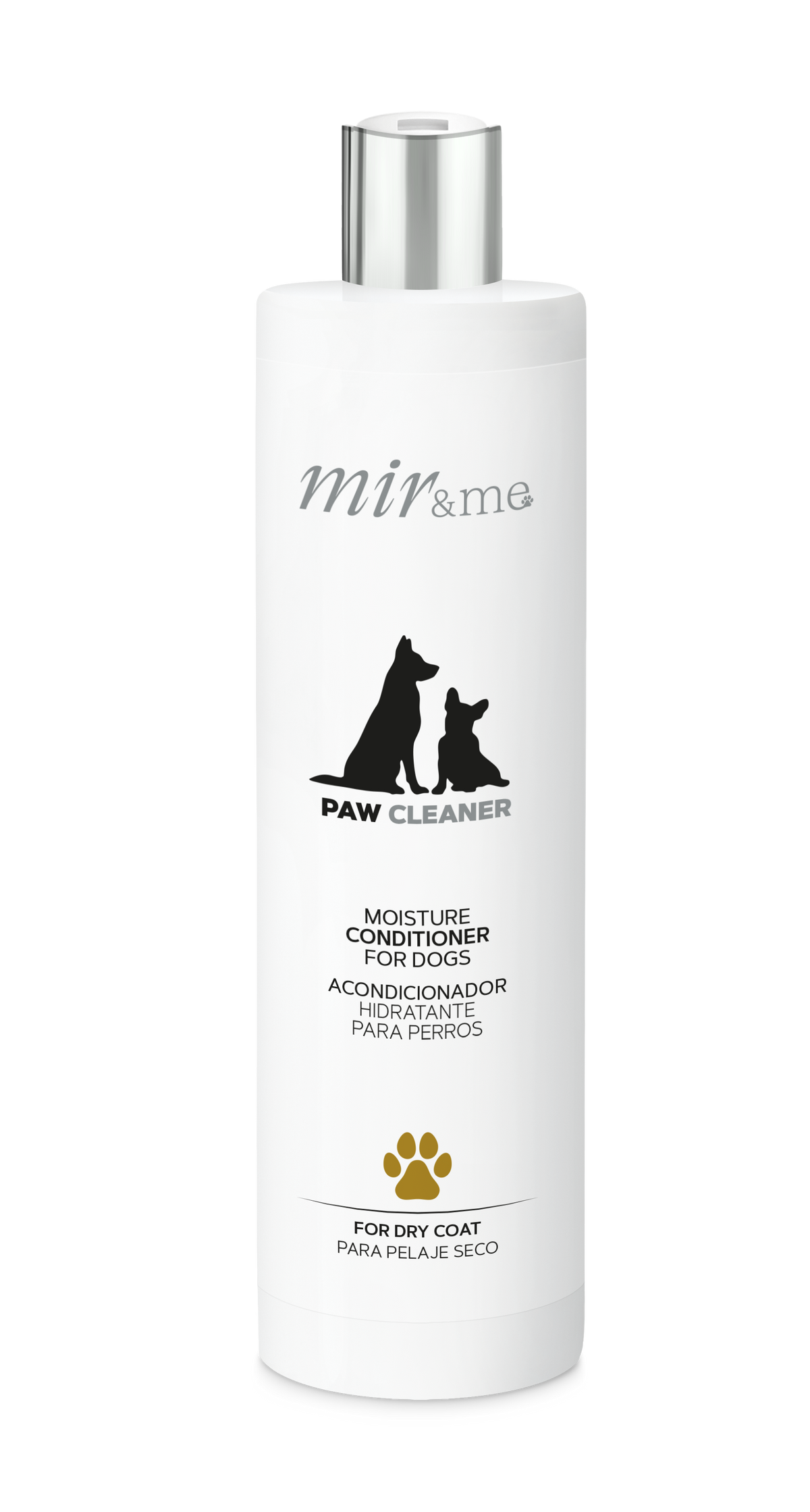 MIR&ME Paw Softener Moisture Conditioner for Dogs – Hydrating & Anti‑Frizz Conditioner with Plant Keratin – For Dry Coats – Easy Brushing & Soft Finish – 300 ml