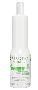 Nutrapel KERACTIVE NUTRITIVE Shampoo for Dehydrated Hair 33.8 FL.OZ. Moisturizing Extremely dry thin hair.