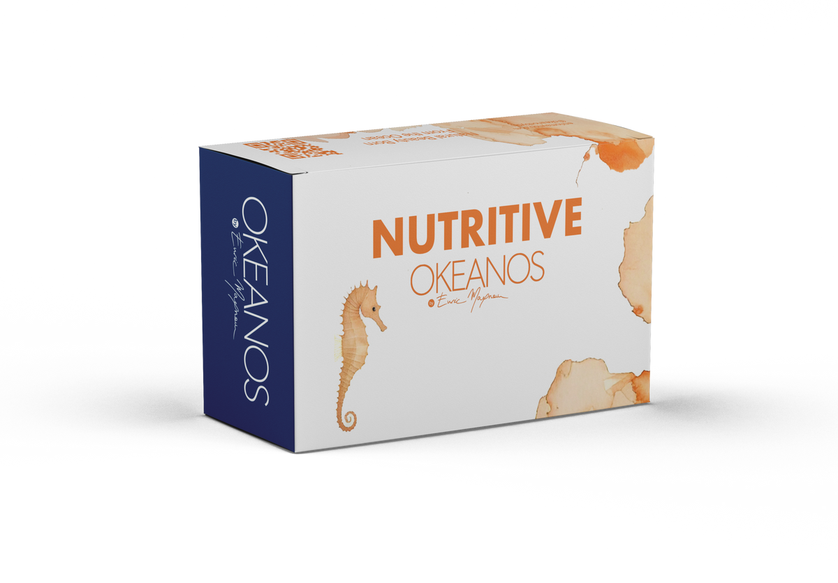 OKEANOS Moisture Nutritive Ritual Box, Professional Intensive Nutrition & Hydration Hair Care Set, Shampoo, Mask, Repair Elixir & Bi‑Phase Conditioner