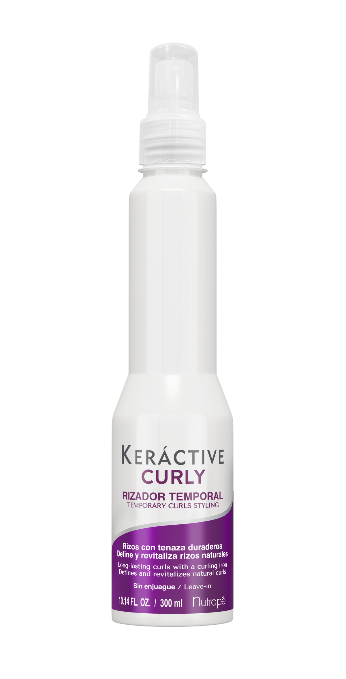 Nutrapel Keractive CURLY Complete Trio Set – Shampoo + Leave‑In Temporary Curls Spray + Deep Hydration Curl Mask