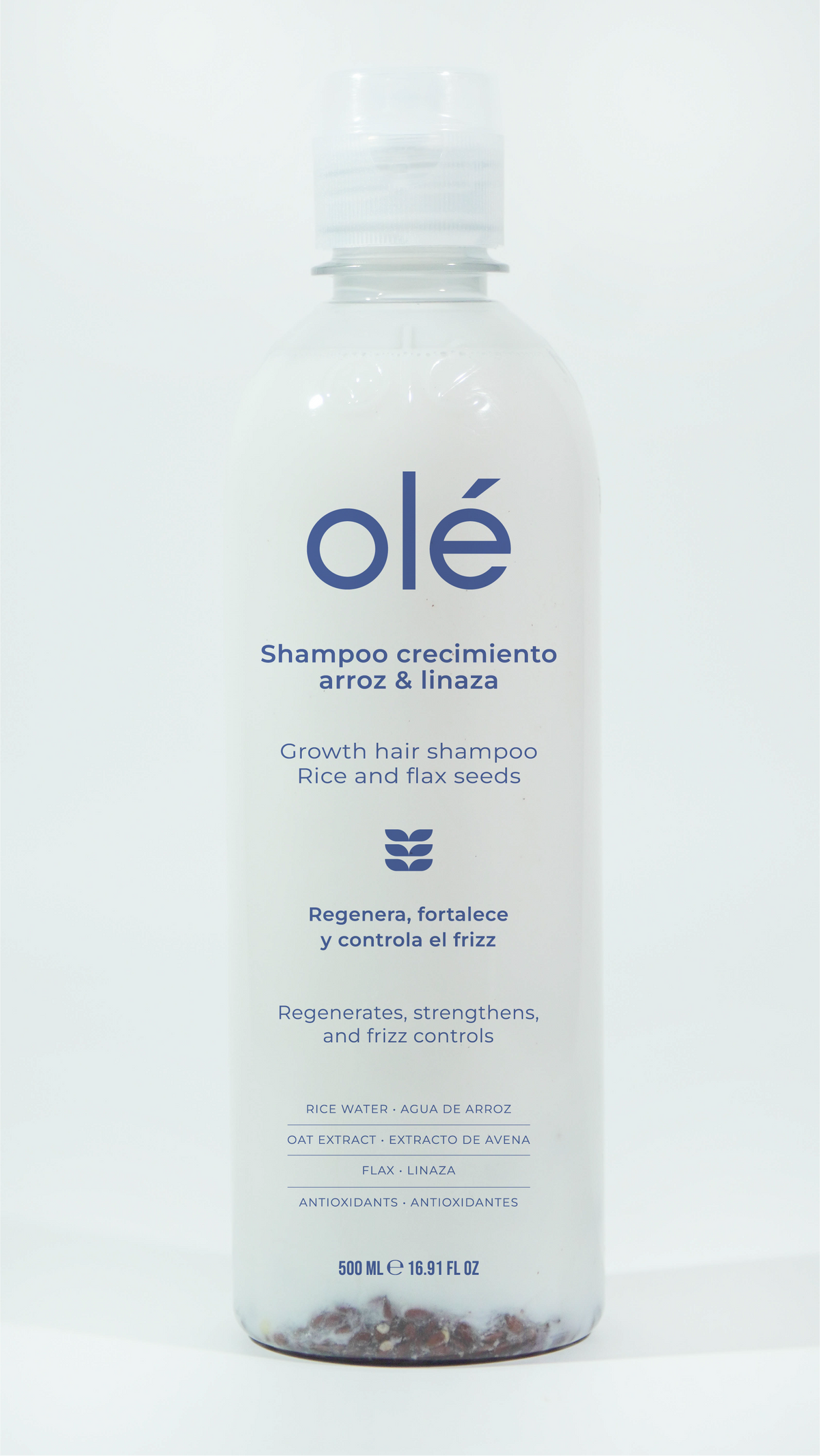 OLÉ Rice Protein Shampoo & Conditioner Set – Revitalizing, Hydrating & Anti‑Frizz Formula | With Rice Water, Oats, Flaxseed, Oats, Flaxseed & Amino Acids