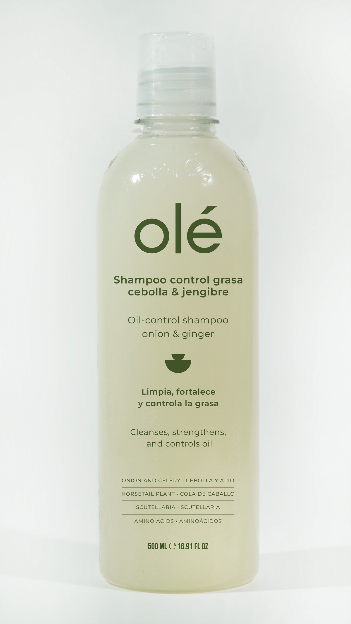 OLÉ Ginger Shampoo & Conditioner Set – Hair Care Duo with Ginger & Celery Extract for Oily Hair, Fresh Scalp, Shine & Lightweight Hydration