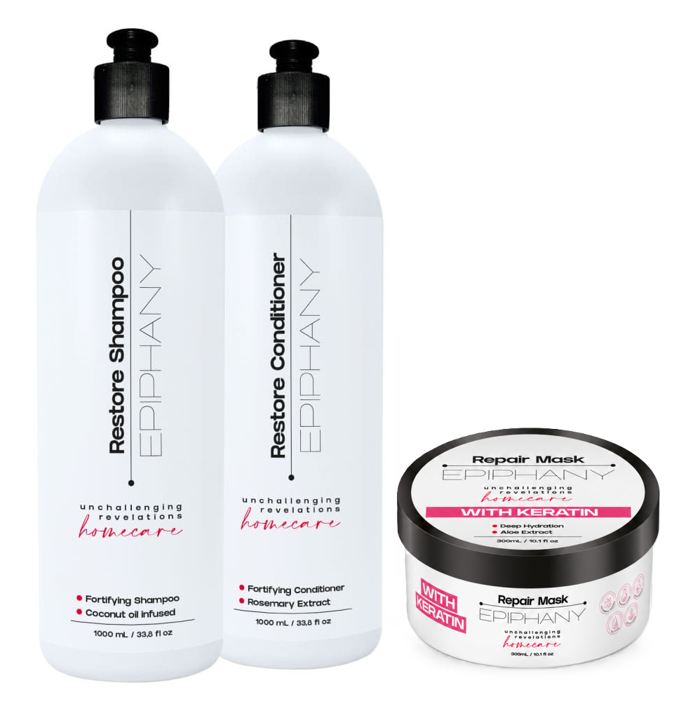 EPIPHANY - Hydration, Repair & Shine Kit | Shampoo + Conditioner + Mask