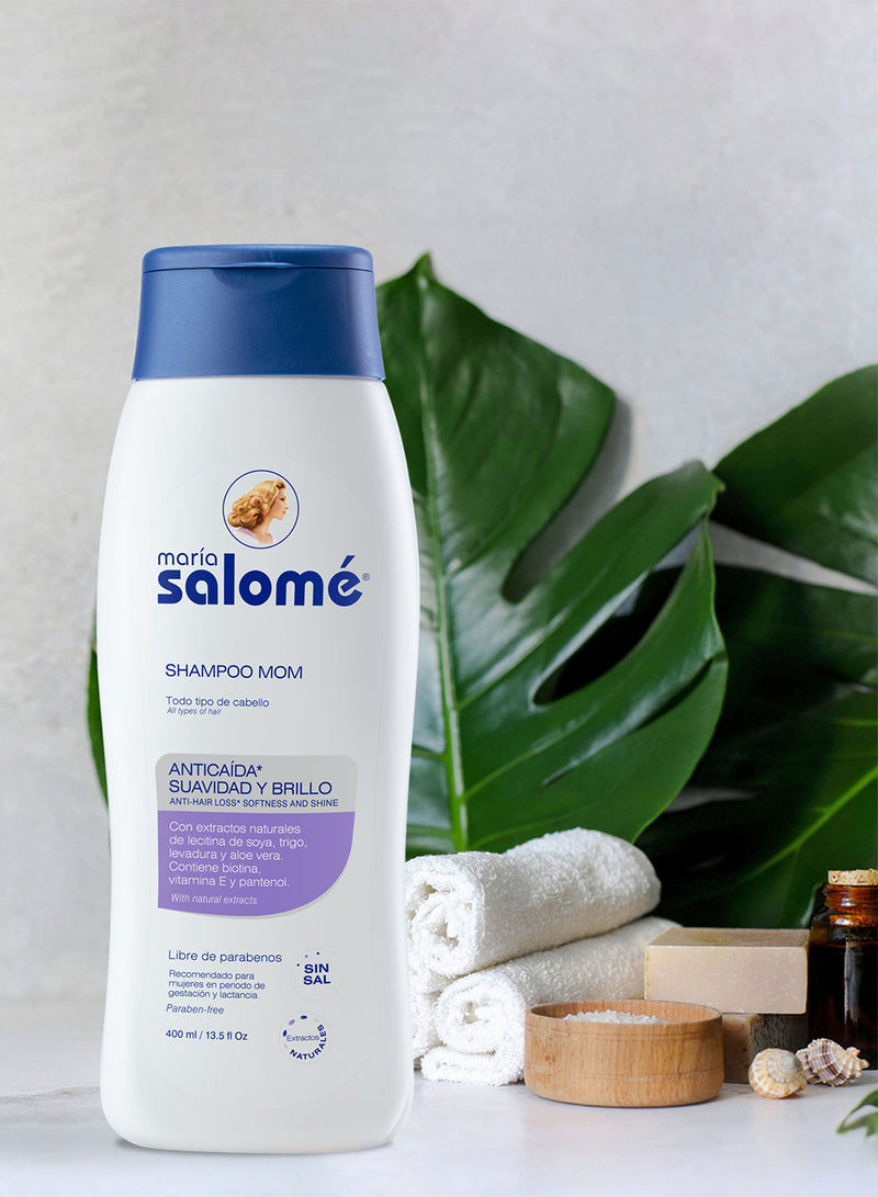 Maria Salome Shampoo MOM Prevencion Caida Y Nutricion del Cabello 400ml