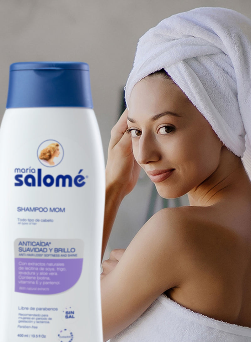 Maria Salome Shampoo MOM Prevencion Caida Y Nutricion del Cabello 400ml