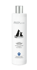 MIR&ME Paw Softener Silver Conditioner for Dogs – Anti‑Yellowing Blue Pigment Formula – Softening & Brightening Conditioner for White Coats – 300 ml