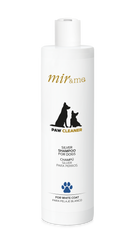 MIR&ME Paw Cleaner Silver Shampoo for Dogs – Anti‑Yellowing Blue Pigment Formula – Brightening Shampoo for White Coats – 300 ml