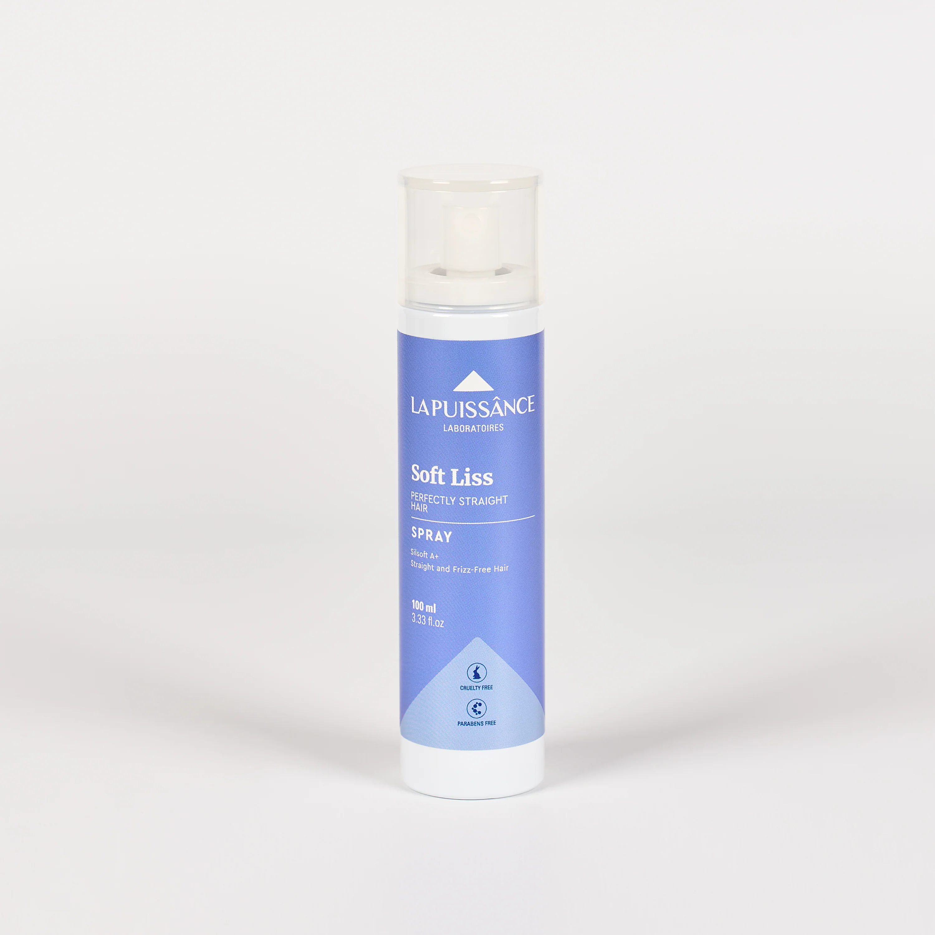 LA PUISSANCE Soft Liss Spray - Lightweight refresher for straight, flat-ironed, or blow-dried hair - 3.38 fl oz for Home and Salon Use