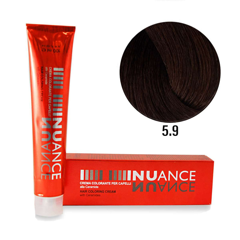 Nuance Italian Hair Coloring Cream with Ceramides,