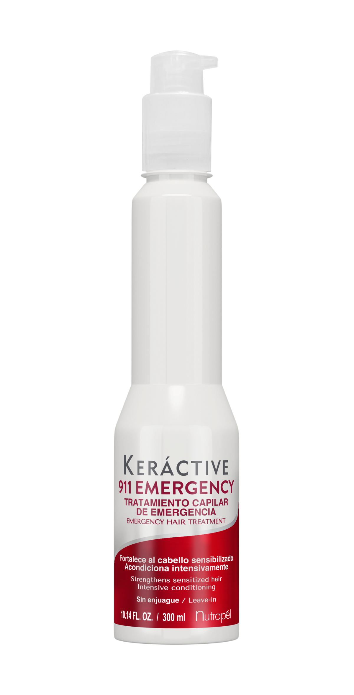 Nutrapel Keractive DUO Set – 911 Emergency Treatment + Revitalizant Dual Phase Leave‑In | Intensive Repair, Hydration, Detangling & Porosity Control – 2 x 10.14 fl oz