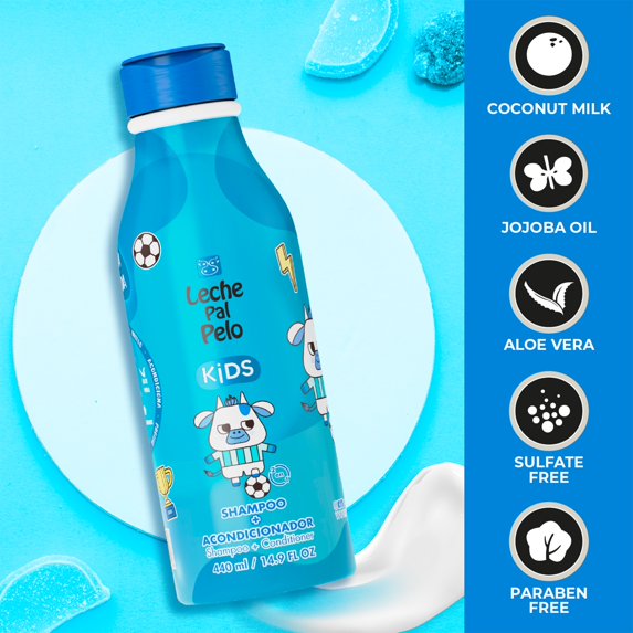 Leche Pal Pelo Kids Boys Kit, Hair Care Products, 2 pc