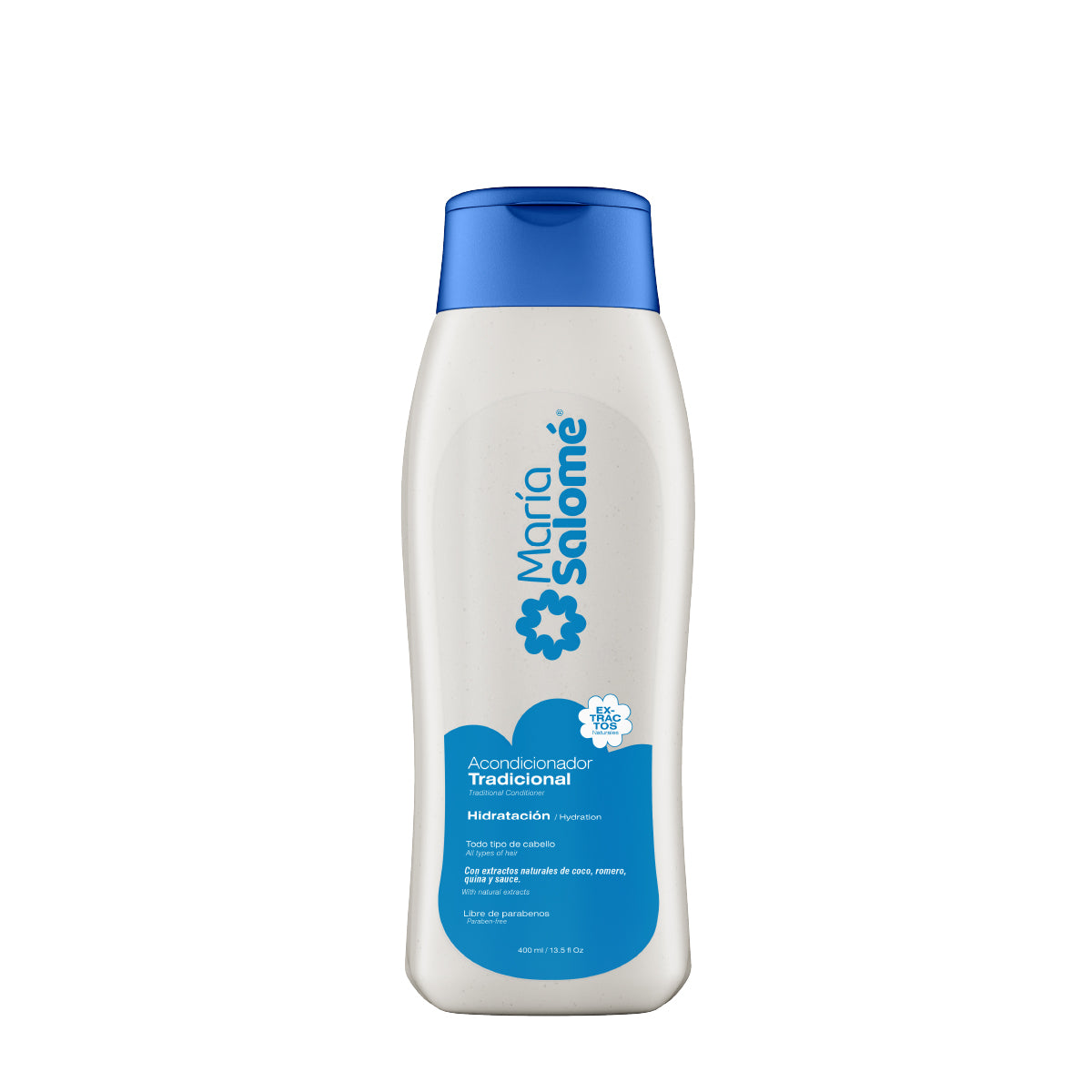 Maria Salome Traditional Hair Conditioner With Natural Extracts 13.5 fl.oz. | Acondicionador Tradicional hidratante para el Cabello
