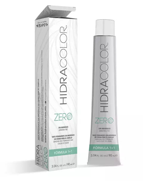 HidraColor ZERO Ammonia Free Permanent Hair Color Dye Cream - #1 Black - Negro