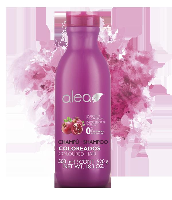 Alea S.O.S Color & Nourishing Hair Kit, with Pomegranate Extract Shampoo 500ml, Conditioner 500ml and 1 Case of 3 Flash Intensive Repair Vials 0.51 fl.oz each