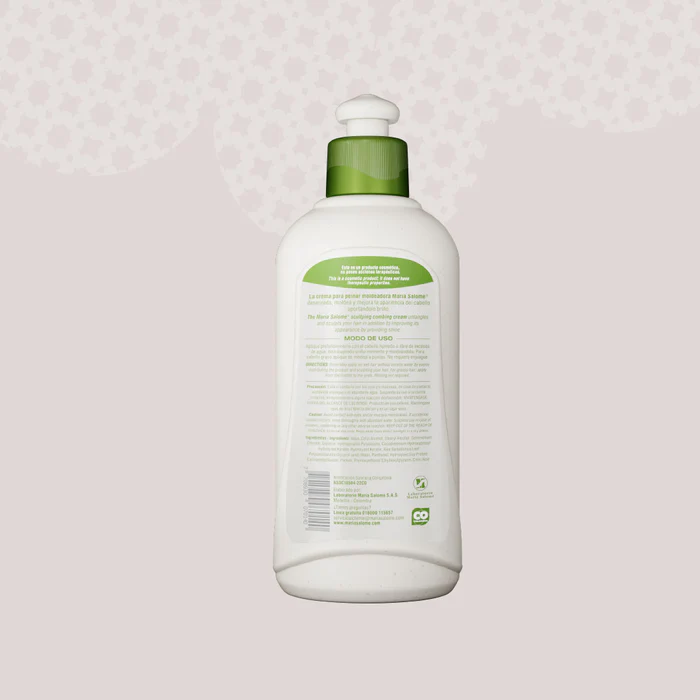 Maria Salome Crema para Peinar Keratin2 Sin Sal Leave in Conditioner 350ml 11.8 fl Oz