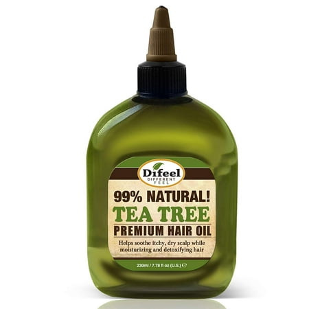 Difeel Premium Natural Hair Oil - Tea Tree Oil for Dry Scalp 8 oz.