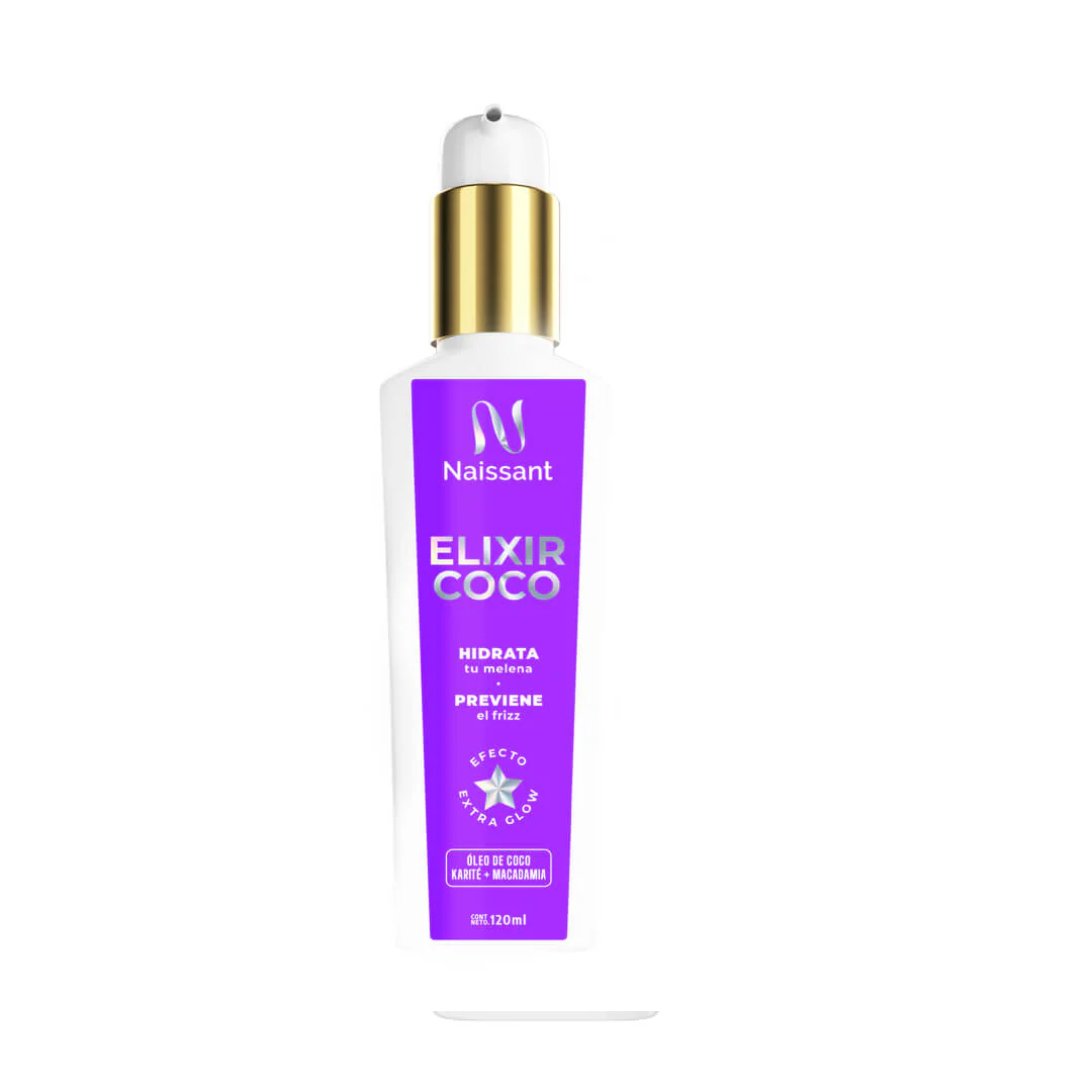 Naissant Professional Coconut Oil Line of Hydrating Hair Shampoo, Mask and Oil - Linea de Coco