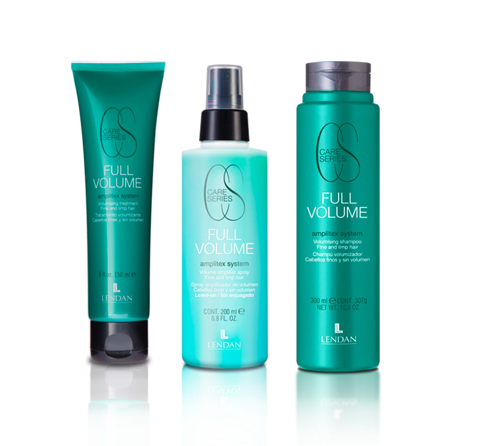 Lendan - Fine Hair Full Volume Kit, Shampoo 300ml + Hair Cream 150 ml + Spray 200 ml