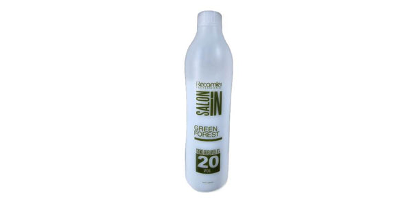 Recamier Professional Salon In Green Forest Creme Developer for Hair Coloring 6%-20 Vol. 30.4 fl.oz.