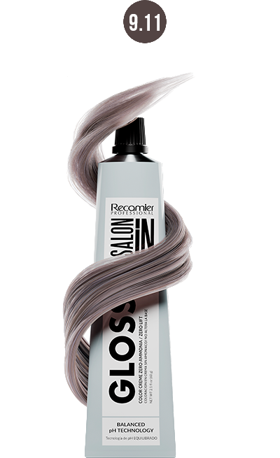 Recamier Professional Salon In Gloss Collection, Zero Ammonia, Zero Lift, Hair Color Creme 2.1oz