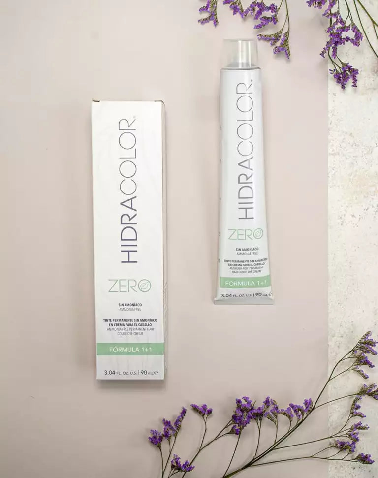 HidraColor ZERO Ammonia Free Permanent Hair Color Dye Cream -