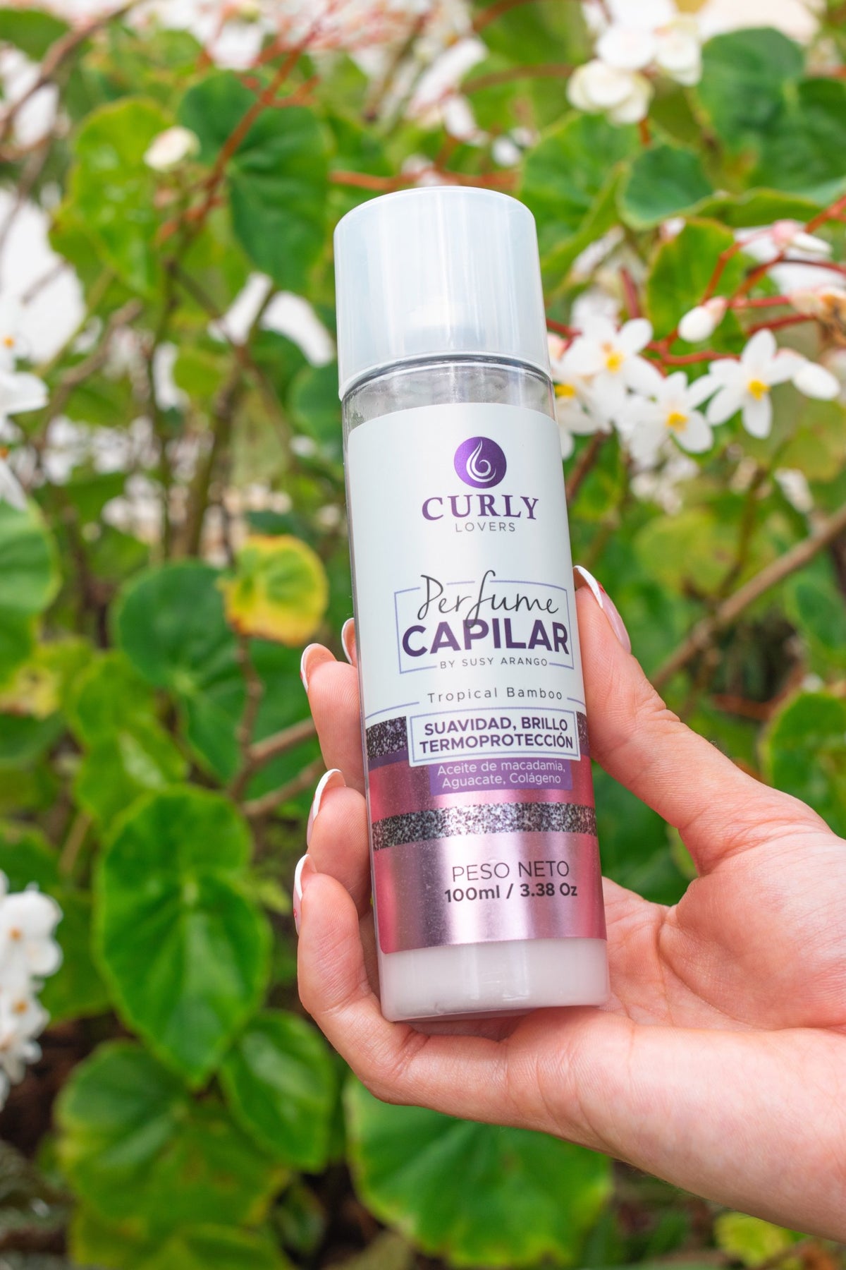 Curly Lovers Tropical Bamboo Hair Perfume 3.8oz - Perfume Capilar Bamboo Tropical