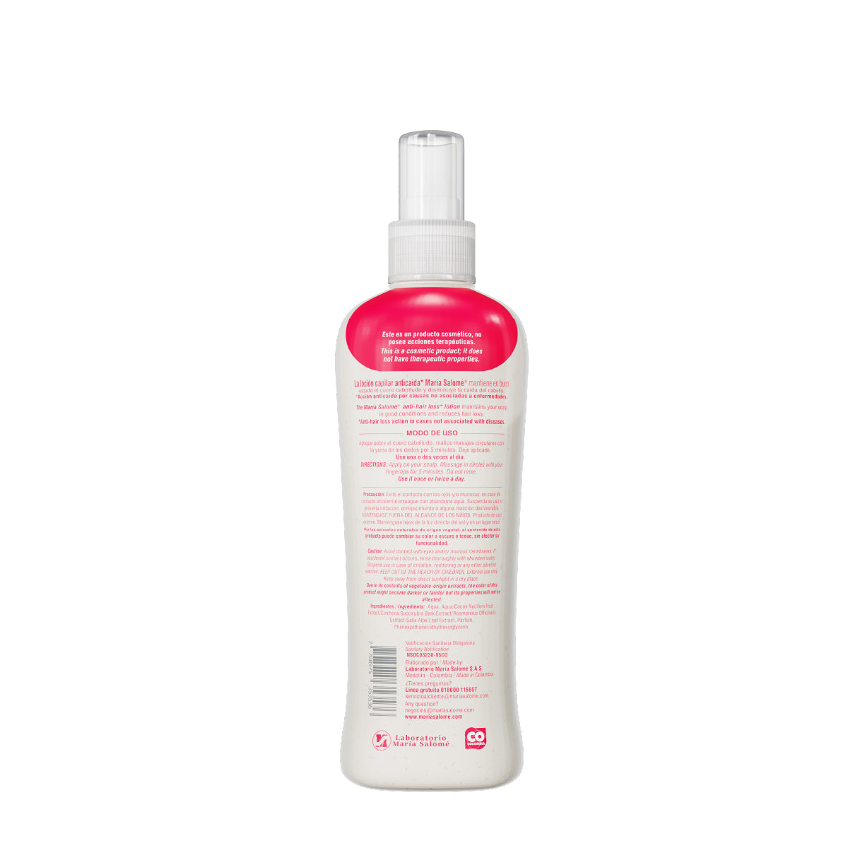 Maria Salome Hair Tonic Lotion Loss Prevention 10.8 Oz | Locion Capilar Prevencion Caida