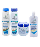 MAWIE Hydrate Moisturizing Complete 4-PIECE KIT with Shampoo, Conditioner, Hair Mask and Combing Cream |Provides Intense Softness and Shine| Intensive Hydration for Dry Hair | Protein Hair Treatment For Deep Nourishment | Paraben & Sulfate free