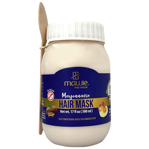 Mawie Mayonnaise Hair Mask for dry damage, adds shine, fortifies, nourishes processed hair 17 oz