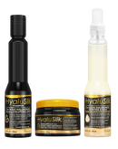 Nutrapel HYALUSILK 3‑Step System – Hyaluronic Acid Shampoo 300 ml + Repair Mask 360 g + Biphasic Treatment 300 ml | Hydration, Softness & Elasticit