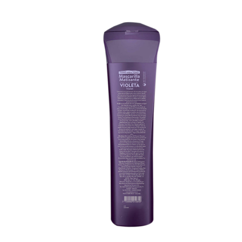 naissant Professional Hair Treatment Mask. Color Depositing, Color Intensifier and Tone Correcting Highlights. Without Salt, Paraben and Ammonia. (Violet,Violeta)
