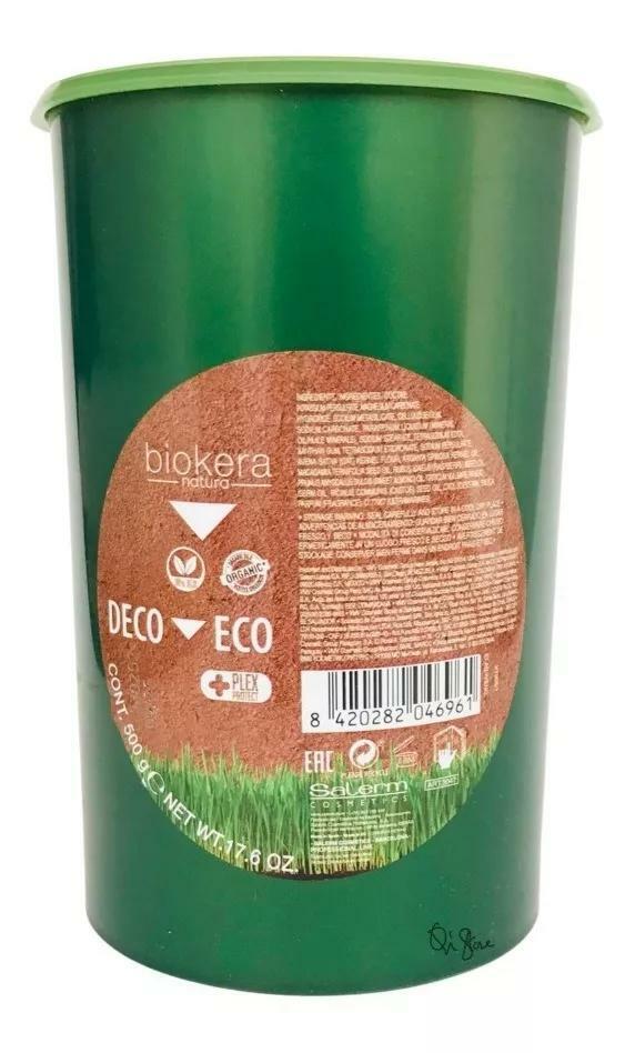 Salerm Biokera Natura Deco-Eco Plex Protect - Decolorante Biokera sin Amoniaco Vegano