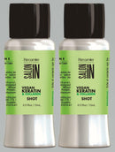 RECAMIER Dyed Hair Shampoo Conditioner 10.1 oz Set UV Protectant + 2 Nano keratin Shots