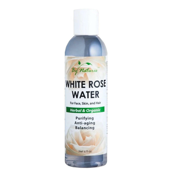 By Natures Herbal & Organic White Rose Water For Face Skin and Hair 6oz