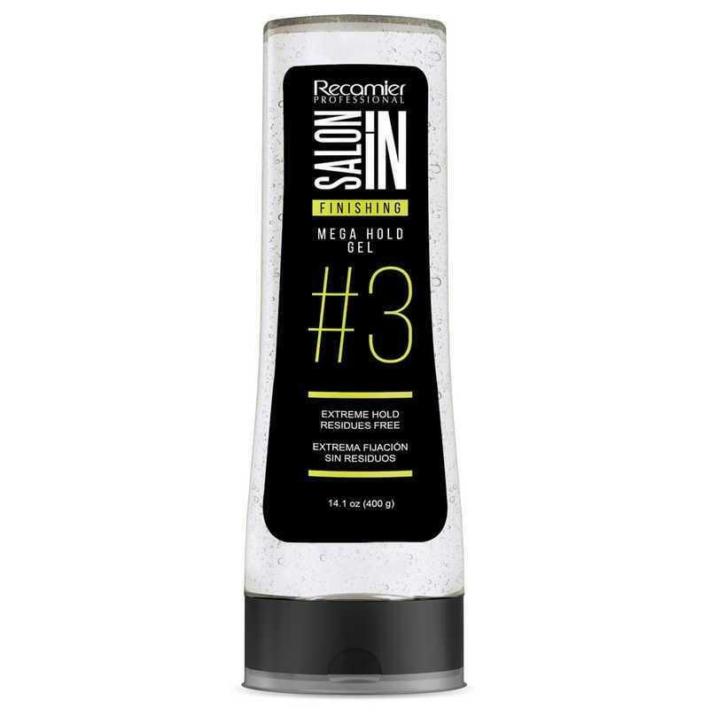 Recamier Salon In Gel Mega Hold for Hair #3| Gel de Fijacion para el Cabello extra fuerte #3 14oz - 380gr