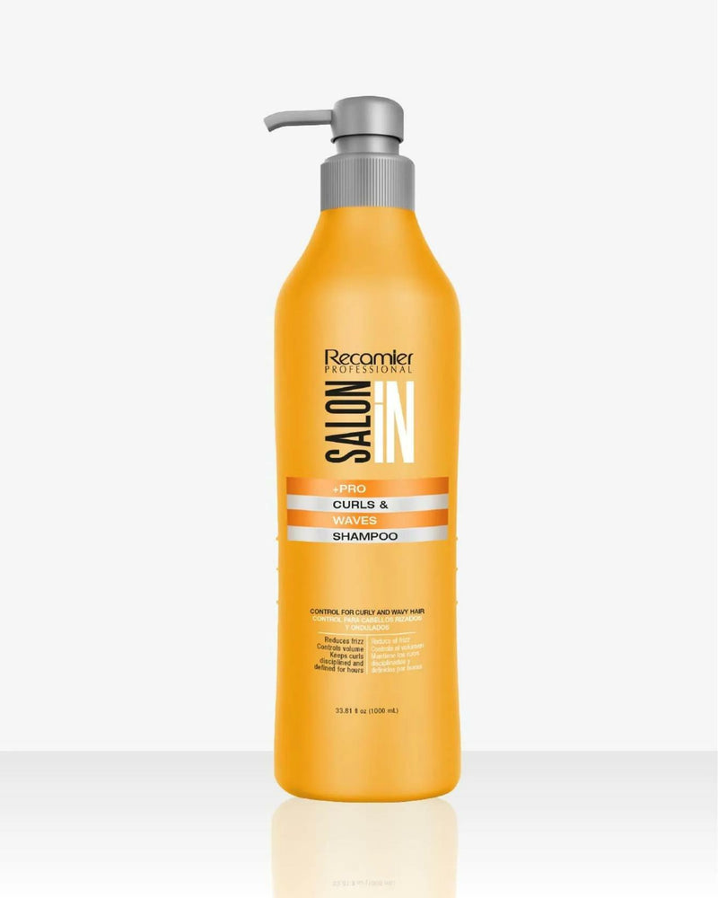 RECAMIER Professional Salon In Hydrating Curl Defining Shampoo with Keratin 33.81 fl.oz | Shampoo con Keratina Tratamiento para Cabello Rizado 1000ml