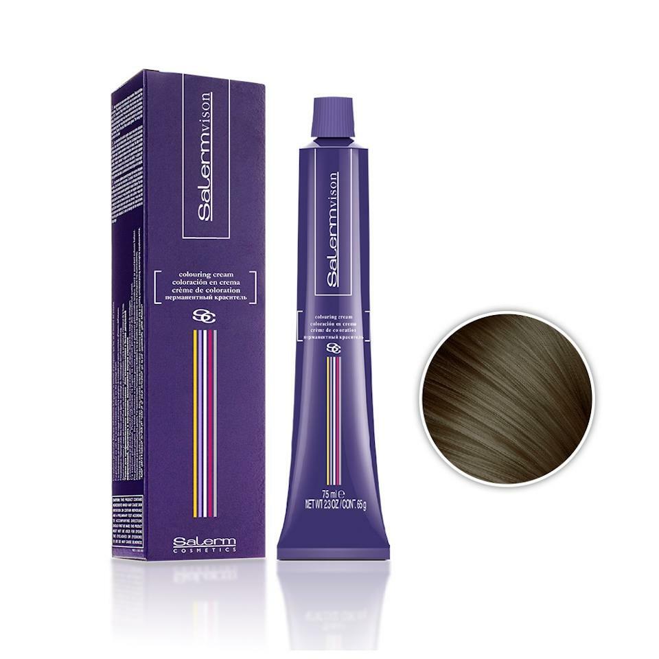 Salerm Salermvison · Tinte #6.0 Rubio oscuro · 75 ml · 2.5 oz