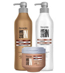 Recamier Professional Salon In +Pro Hydra Repair Hair 3 pack kit - Shampoo 33.8oz + Conditioner 33.8oz + Deep Treatment 10.58oz