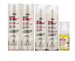 Lendan Curly Cuban Spirit 5-PIECE KIT by TERRA with Low Poo Shampoo 10.6 oz + Co-Wash Treatment 10.4 oz + Curl Defining Gel 9.7 oz + Curl Activator Cream 9.0 oz + Curly Oil 2.5 fl.oz