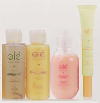 OLÉ Hair Care Travel Packs - 4 Mini OLÉ Products with Limited Edition Bag (Oil Control)