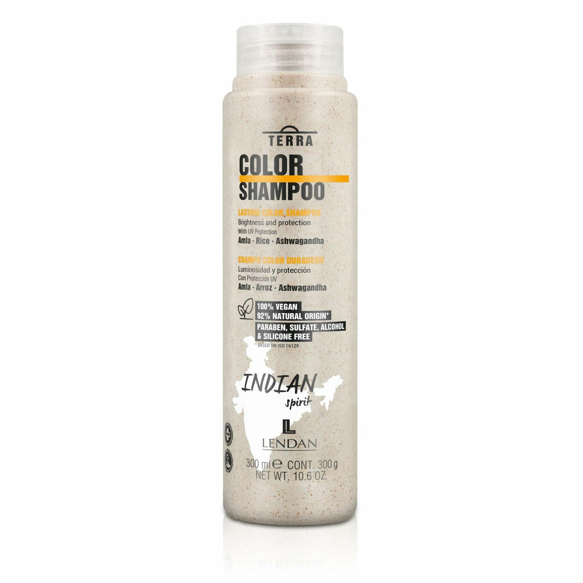 Lendan - Colored Hair Kit - Terra Indian Spirit Color Shampoo 300 ml + Conditioner 300 ml + Mask 500 ml + Spray 200 ml