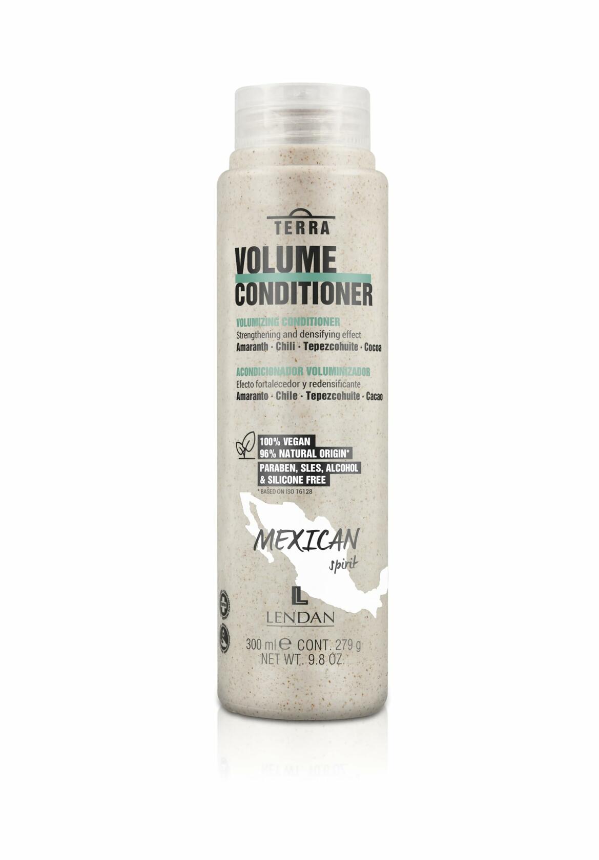 Lendan - Hair Volume Kit - Terra Mexican Spirit - Shampoo 300 ml + Conditioner 300 ml + Spray 200 ml