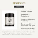 SALERM - Men's Hair Styling Gel - Homme Barber Line - 500 ml - Intense Hold Blue Gel - Hydrating and Texturizing - Keeps Hair Styled Longer - Alcohol-Free Formula