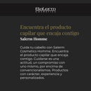 SALERM - Men's Hair Styling Gel - Homme Barber Line - 500 ml - Intense Hold Blue Gel - Hydrating and Texturizing - Keeps Hair Styled Longer - Alcohol-Free Formula