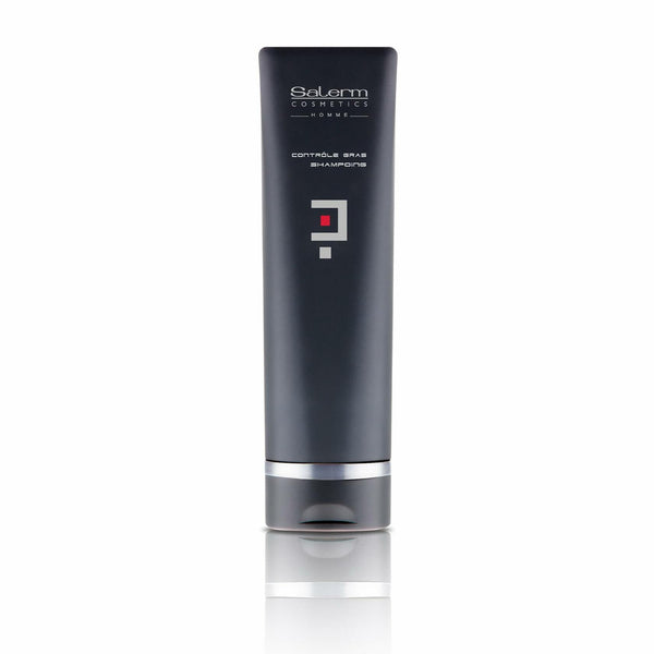SALERM - Shampoo for Oily Hair - Homme Controle Gras Shampoo - 250 ml - Cleans Hair - Mantain a Clean and Balanced Look - Lightweight Refreshing Formula