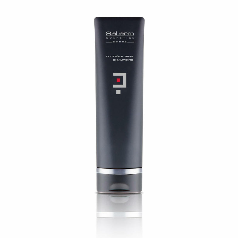 SALERM - Shampoo for Oily Hair - Homme Controle Gras Shampoo - 250 ml - Cleans Hair - Mantain a Clean and Balanced Look - Lightweight Refreshing Formula