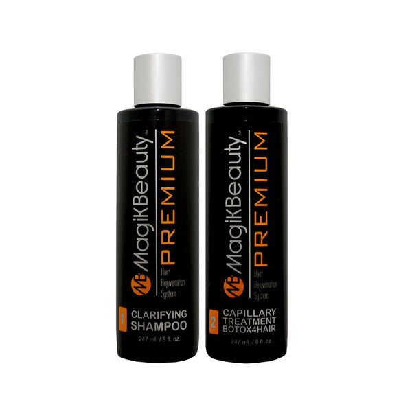 Magik Beauty |Premium Duo Clarifying Shampoo and BTX4HAIR Capillary treatment 8 fl. oz