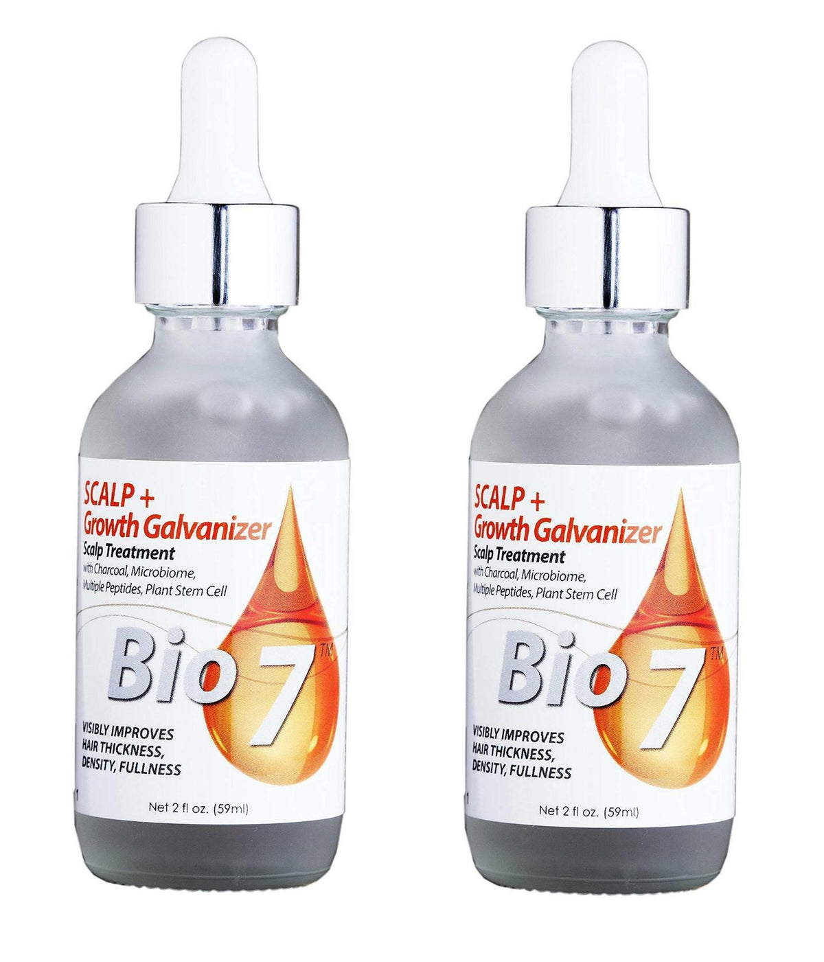 By Natures Bio7 Scalp+ Growth Galvanizer Treatment 2 Fl Oz (2 Pack)