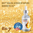 BIO7 SKIN OIL SCIENCE OF NATURE: BIOMIMETIC OIL - 2 Fl Oz (2 Pack) - Reduce Appearance Of Wrinkle, Fine Lines, Acne & Blemishes, Counteract The Visible Signs of Anti-Aging, Prevent Dryness, Improve Uneven Skin Tone, Dullness, Pores By Natures